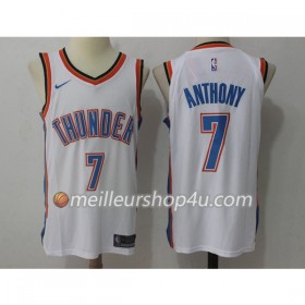 Maillot Basket Homme Oklahoma City Thunder Carmelo Anthony 7 Nike 2017-18 Blanc Swingman